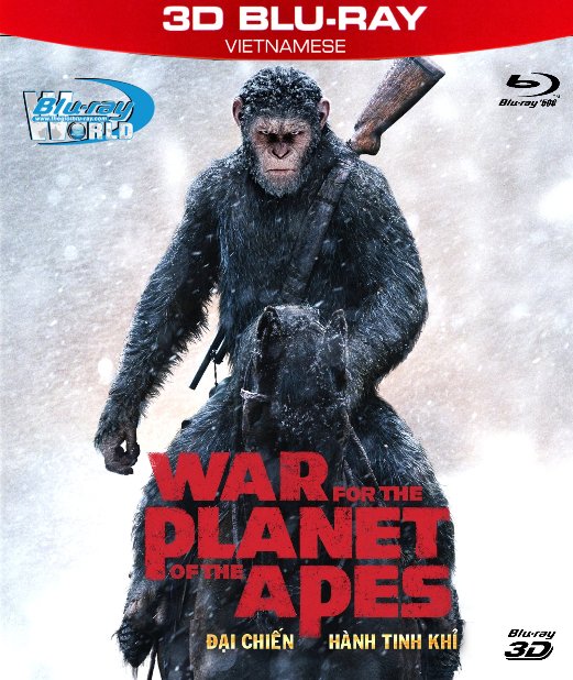 Z240.War for the Planet of the Apes 2017 - Đại Chiến Hành Tinh Khỉ 3D50G (DTS-HD MA 7.1)
